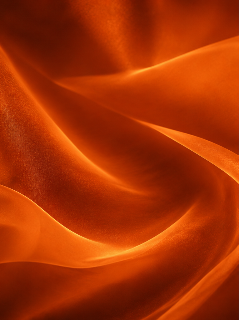 Abstract orange flowing texture